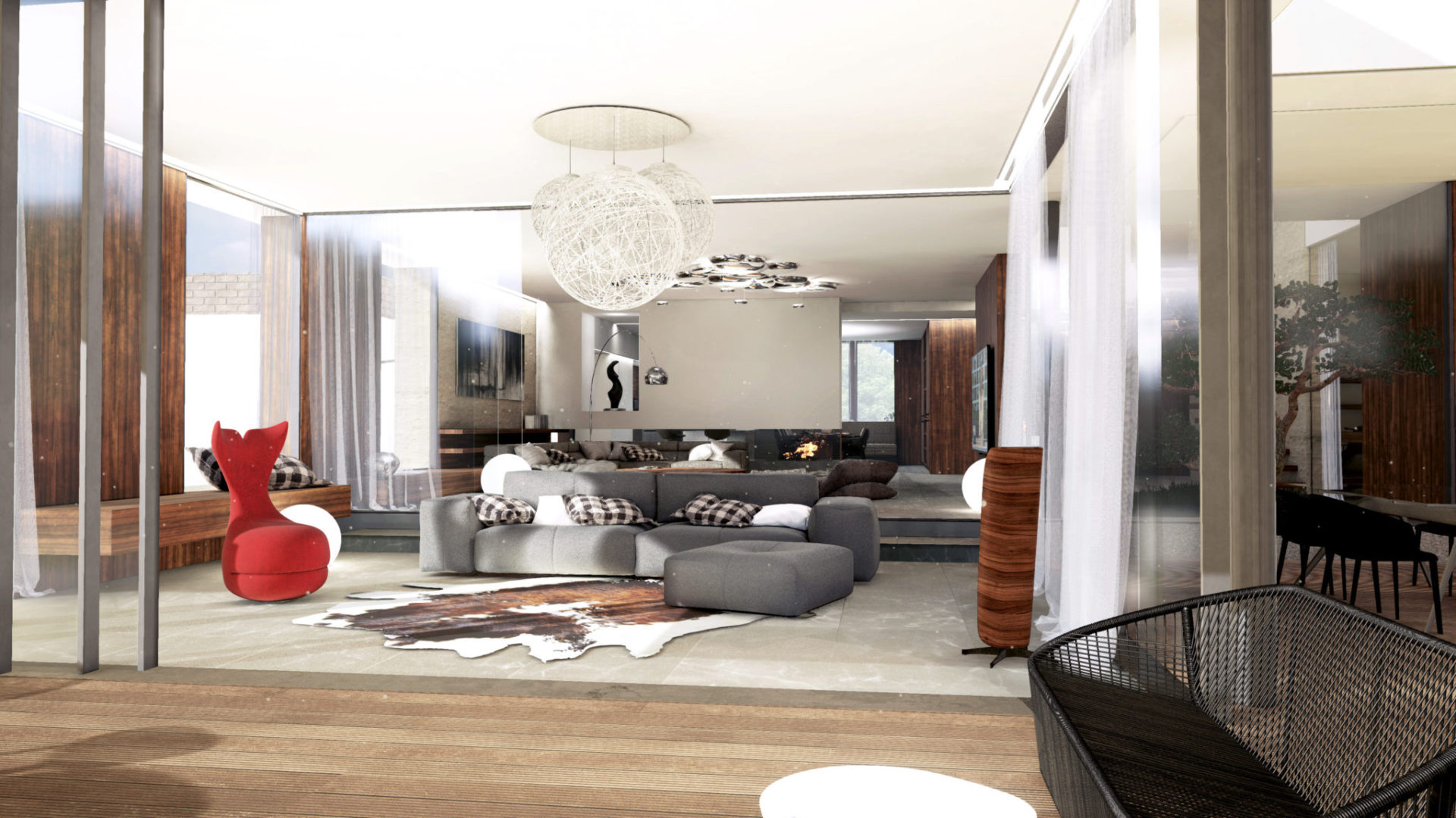 ColorDrop Studio – wirtualny spacer – interaktywne wizualizacje residence Archviz