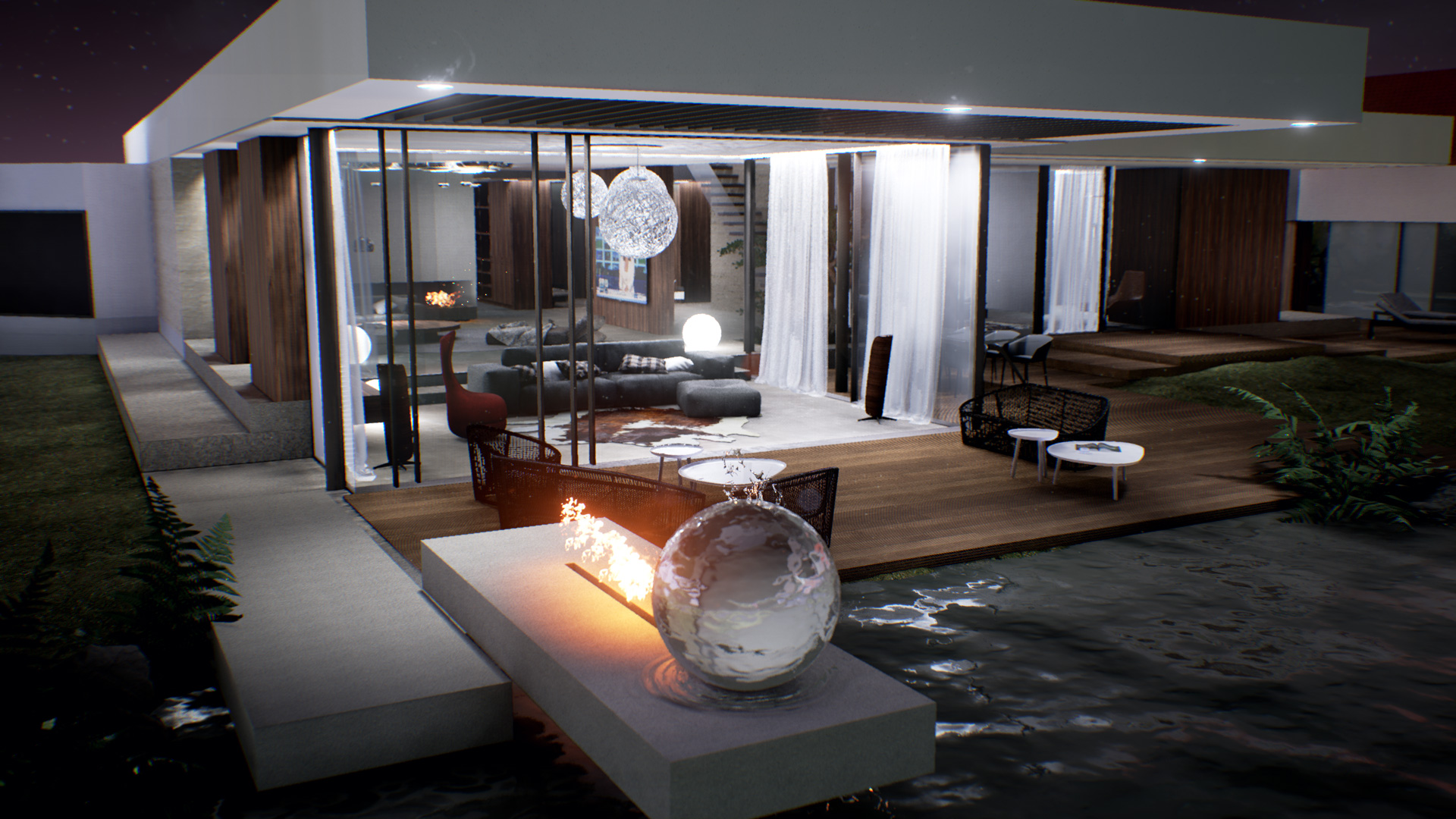 ColorDrop Studio – wirtualny spacer – interaktywne wizualizacje Residence Archviz