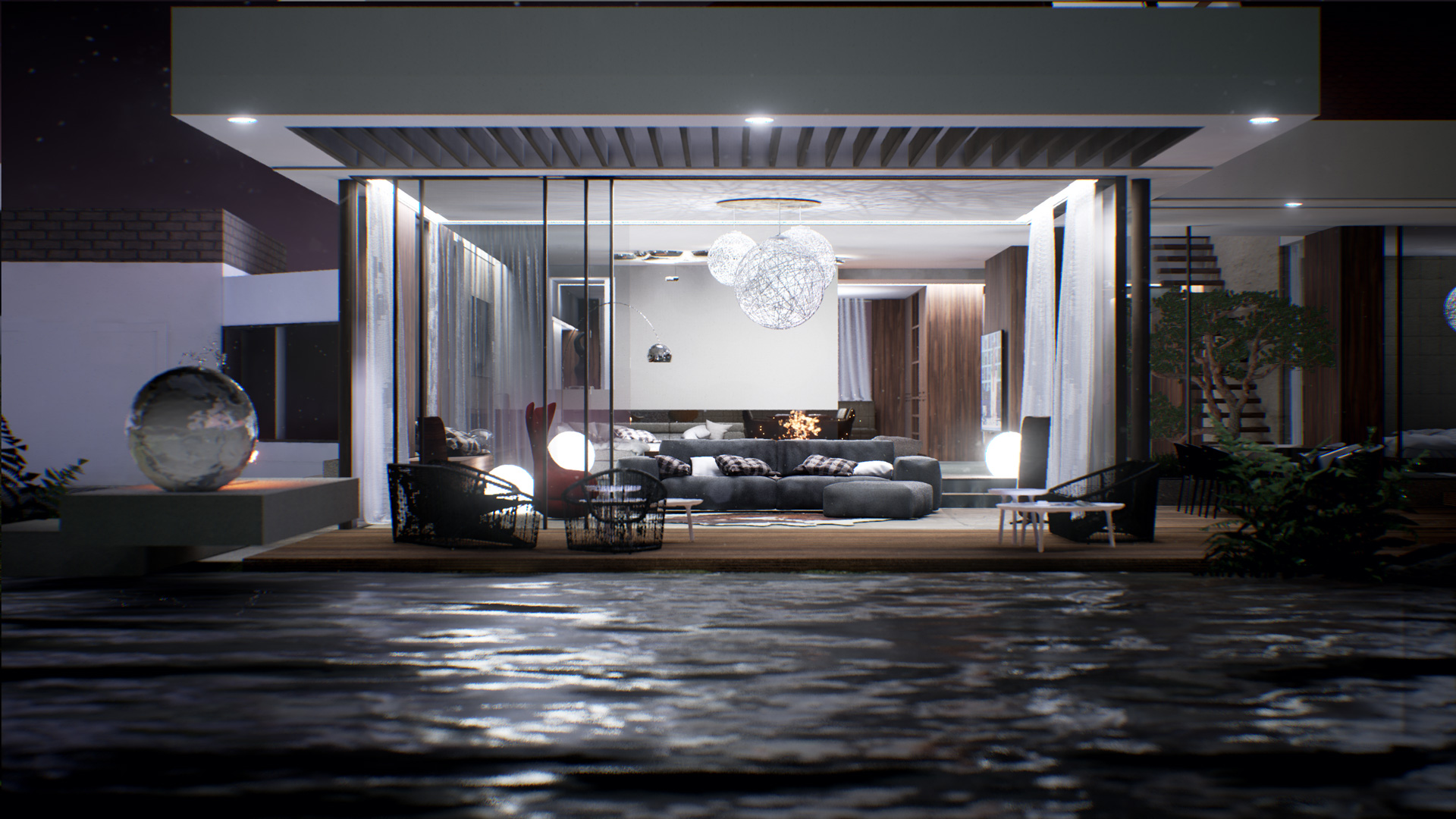 ColorDrop Studio – wirtualny spacer – interaktywne wizualizacje Residence Archviz